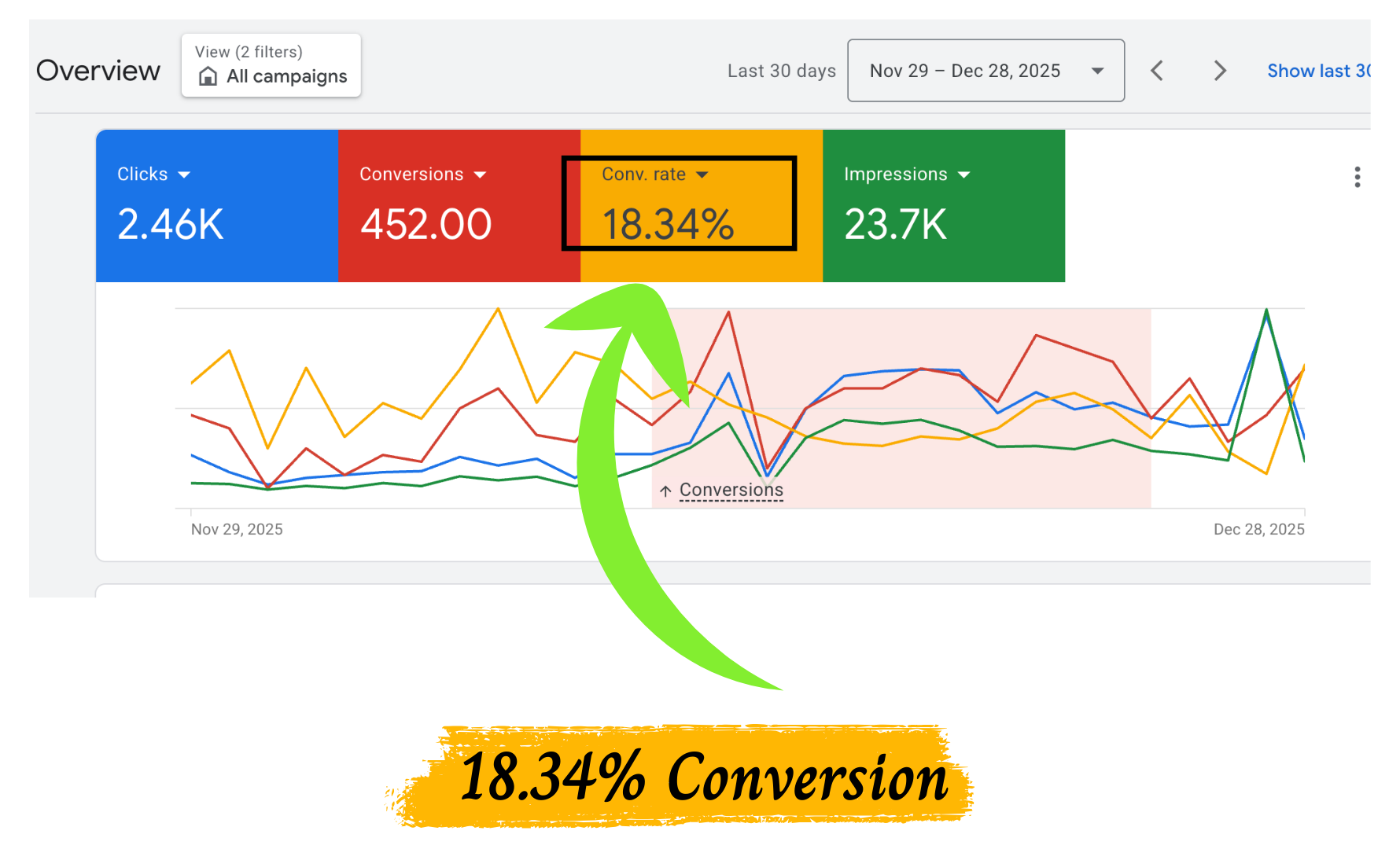 Google Ads Lead Results