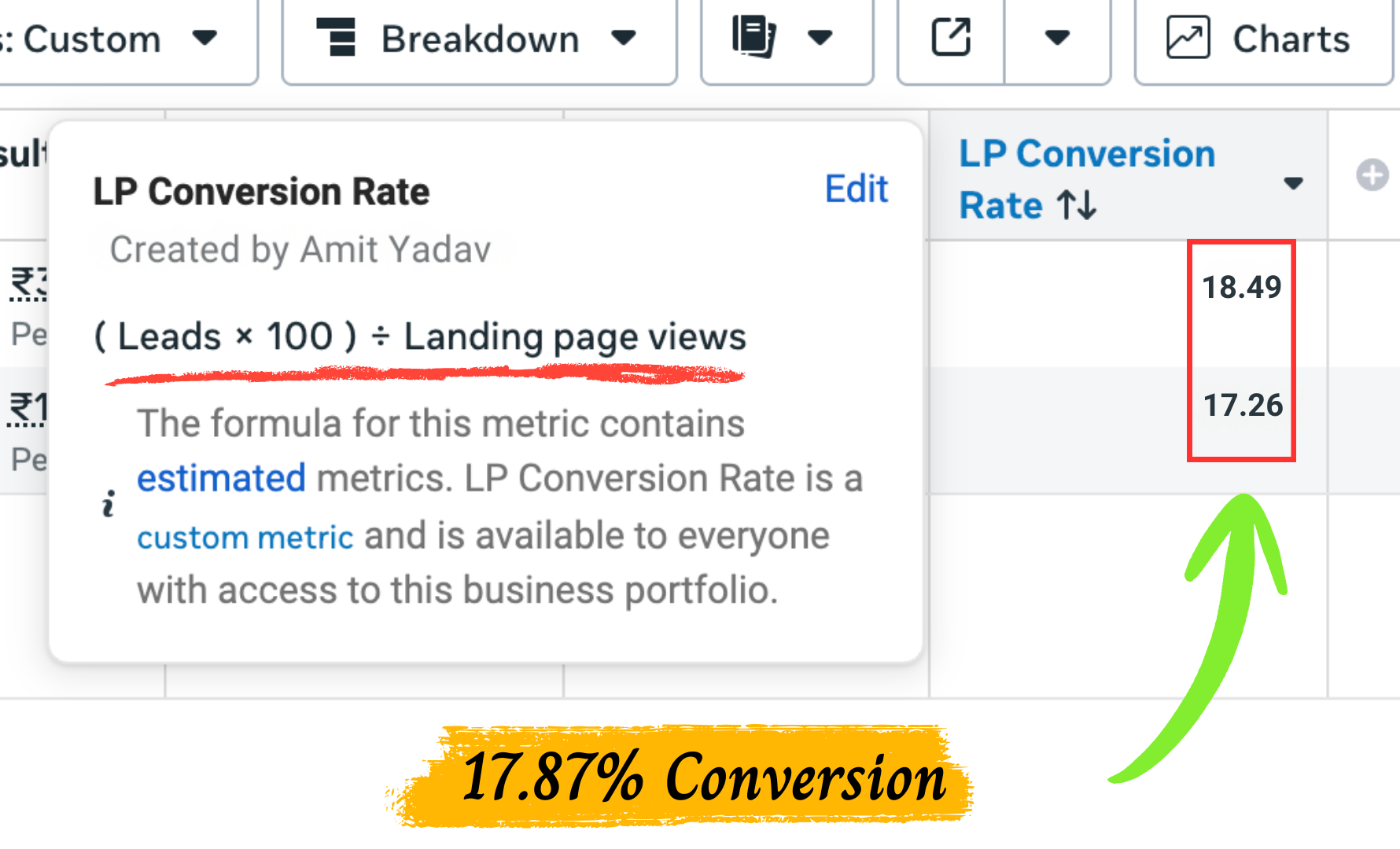 Meta Ads Lead Results