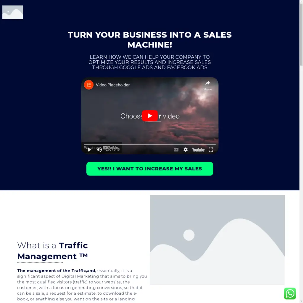 Free Landing page Template